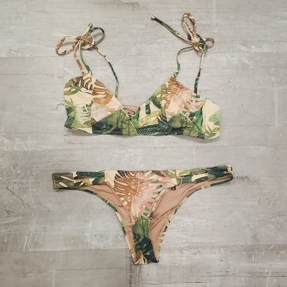 ๐VITAMIN A๐ Bikini Zuma Bralette (12 XL) & Hipster Bottom (10 Large) NWT - Picture 13 of 16